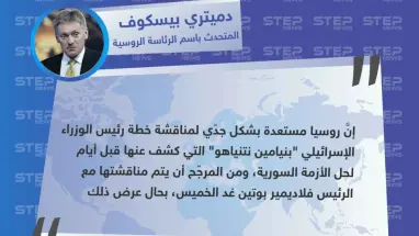 مسؤول روسي يكشف نيّة الرئيس "بوتين" مناقشة خطة حل الأزمة السورية المطروحة من قبل رئيس الوزراء الإسرائيلي
