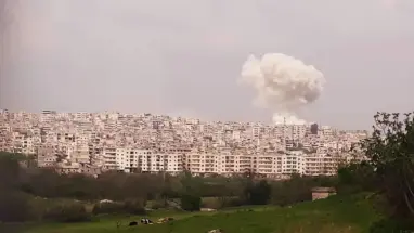 12جريحاً في قصف روسي بالستي على جسر الشغور بإدلب