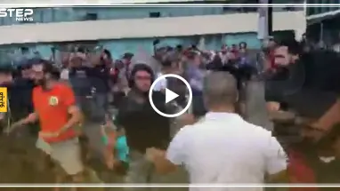 أنصار حزب الله يعتدون على المتظاهرين.. والحريري بصدد إعلان استقالته (فيديو)