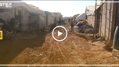 رصد معاناة النازحين السوريين في مخيم كفرسجنة على الحدود السورية التركية