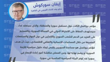 سفير وفد الاتحاد الأوروبي في القاهرة: مؤتمر بروكسل سيستهدف التشجيع على المزيد من الدعم للشعب السوري واللاجئين السوريين في دول العالم