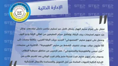 الإدارة الذاتية التابعة لـ قسد تكشف لستيب عن تأسيس مخيمات جديدة في الرقة ومنبج وكوباني