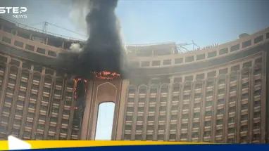 شاهد|| اندلاع حريق بفندق ضخم في بغداد بعد شهرين من افتتاحه: أحدث الأخبار
