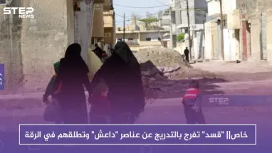خاص|| "قسد" تفرج بالتدريج عن عناصر "داعش" وتطلقهم في الرقة وريفها الغربي!!