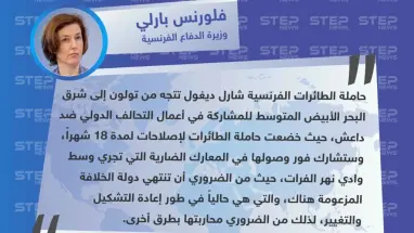 وزيرة الدفاع الفرنسية: تنظيم داعش في طور إعادة التشكيل والتغيير ومن الضروري محاربته بطرق أخرى