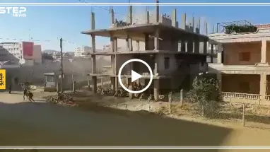 شاهد بالفيديو|| ميليشيا قسد تستهدف عفرين بقذيفة مدفعية