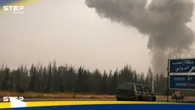 الدفاع الجوي السوري يتصدى لغارات إسرائيلية على مطار حلب الدولي (صور)