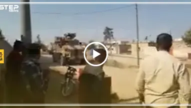 فيديو|| بالحجارة حطموا زجاج المدرعات الروسية - التركية.. هكذا استقبل الأهالي الدورية الثانية