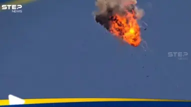 شاهد لحظة تدمير إسرائيل مسيرة وهي تحلق في السماء (فيديو): أحدث الأخبار