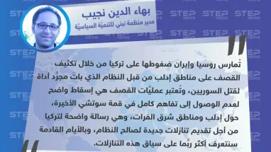 بهاء الدين نجيب لوكالة "ستيب": القصف المكثف على إدلب هو رسالة لتركيا من أجل تقديم تنازلات جديدة لصالح النظام.
