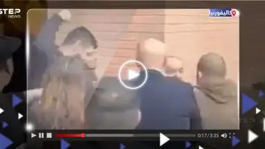 بالفيديو|| اعتداء مجموعة من الأرمن على سفير تركيا بأمريكا.. وأنقرة تستنكر