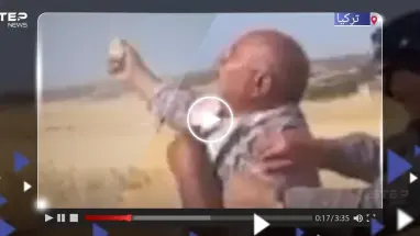 بالفيديو|| بسبب ارتفاع درجات الحرارة.. مواطن تركي يهاجم الشمس ويرميها بالحجارة