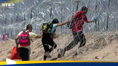 بالفيديو|| لماذا انتم هنا؟.. عدد من اللاجئين السوريين يعبرون الحدود الأمريكية المكسيكية