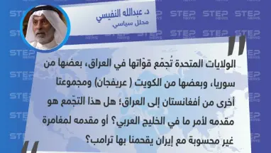 تعليق السياسي الكويتي الدكتور "عبدالله النفيسي" عن الانسحابات الأمريكية إلى العراق، ودور واشنطن وطهران مستقبلاً
