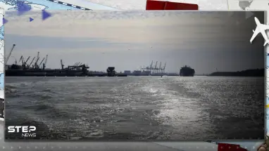 شاهد|| لحظة اصطدام سفينتي شحن في بحر الشمال قبالة ألمانيا وغرق واحدة منهما