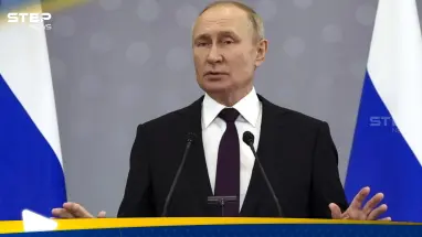 بوتين يحذر الغرب من مخاطر الحرب النووية في خطاب بث على الشاشات الحكومية والرقمية الكبيرة