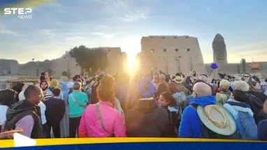 شمس الشتاء تلامس معابد الكرنك في ظاهرة فلكية نادرة بالأقصر