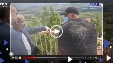 وزير الخارجية الإيراني يلتقي حسن نصرالله بلبنان.. ويقف عند أقرب نقطة حدودية مع إسرائيل (فيديو)