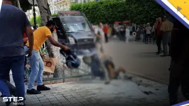 أمام المارة.. شاب تونسي يضرم النار في نفسه