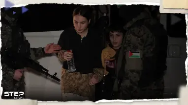 بالفيديو|| القسام تنشر مشاهد من تسليم الدفعة الرابعة للأسرى خلال عملية التبادل