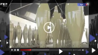 شاهد|| حمم الهاون الفلسطينية تحرق الآليات الإسرائيلية المتوغلة في قطاع غزة