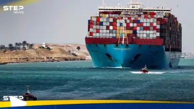 اصطدام سفينة حاويات بجسر في قناة السويس.. والسلطات المصرية تتحرك