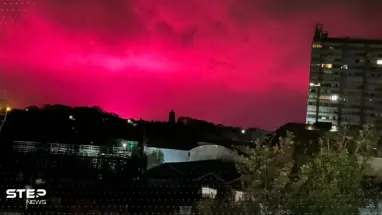 سماء وردية ترعب سكان مدينة بريطانية واعتبروها "نهاية العالم".. ما القصة؟