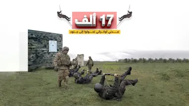 بريطانيا دربت 17 ألف مدني أوكراني تحولوا إلى جنود. .. بتدريب غربي..17 ألف مدني أوكراني تحولوا إلى جنود.   