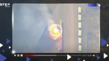 شاهد|| روسيا تدمر قطاراً أوكرانياً محملاً بالذخائر.. وكييف تستعيد "قرية استراتيجية"