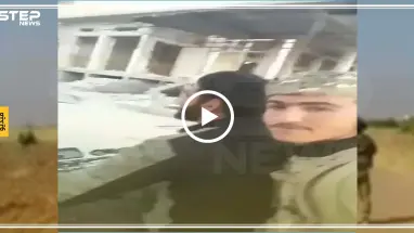 شابان يوثقان لحظة مقتلهما بقصف لقوات النظام على بلدة التح جنوبي إدلب (فيديو)