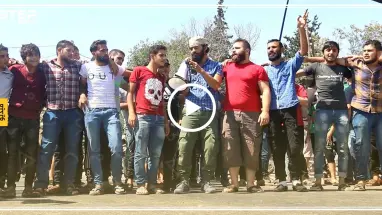 مظاهرات واسعة في مدينة إدلب وأريافها تحت عنوان استانة ليست الحل ولن تكون