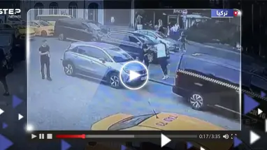 بالفيديو|| مقتل مواطن مغربي على على يد سائق أجرة تركي والشرطة تتدخل