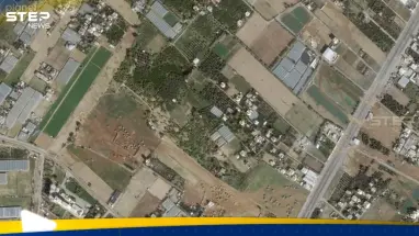 شاهد ماذا رصدت الأقمار الاصطناعية جنوب قطاع غزة (صورة)