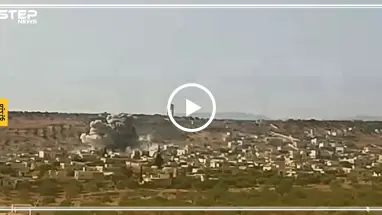 شاهد بالفيديو|| قصف روسي هستيري على إدلب والمعارضة ترّد