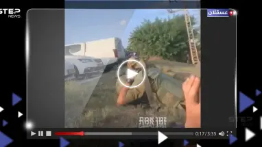 شاهد|| رد فعل جنود إسرائيليين بعد هجوم صاروخي مكثف على عسقلان