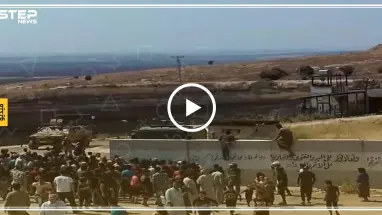 شاهد القوّات التركية تُطلق الرصاص على المتظاهرين لتفريقهم (فيديو)