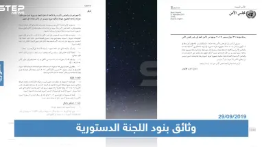 بالوثائق المصوّرة: بنود اللجنة الدستورية السورية والقواعد الإجرائية الخاصة بها