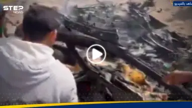 شاهد|| اللحظات الأولى لاغتيال مدير مباحث رفح ونائبه على يد إسرائيل