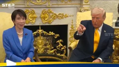 بالفيديو.. رد صادم من ترامب على سؤال لصحفي ياباني بحضور رئيسة وزراء اليابان