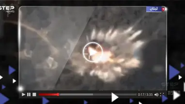 شاهد|| الجيش الإسرائيلي ينشر فيديو يوثق لحظة استهداف مواقع لحزب الله في لبنان