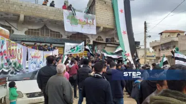 مدنيو الشمال السوري يحيون الذكرى الثامنة لإنطلاقة الثورة السورية، ومظاهرات تعم أرياف حلب وإدلب