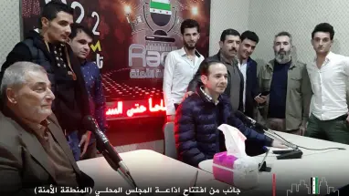 "المنطقة الآمنة" إذاعة محلية تُبث من أعزاز لعموم الشمال السوري
