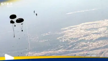 الجيش المصري يعلن تنفيذ عملية إنزال جوي في سماء غزة.. وإسرائيل: مساعدات الأردن سقطت في أراضينا