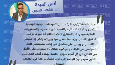 رئيس الائتلاف السوري المعارض: هناك إعادة ترتيب لخطط الجبهة الوطنية للتحرير وبقية الفصائل.. والمعنويات عالية.