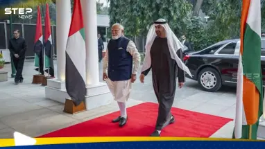 رئيسا الإمارات والهند