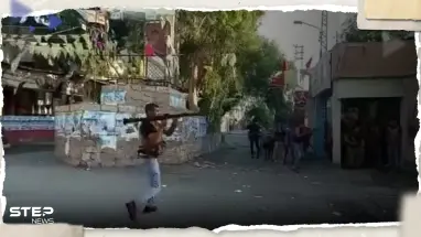 بالفيديو|| اشتباكات عنيفة في مخيم عين الحلوة للاجئين الفلسطينين في لبنان بعد مقتل قيادي بفتح