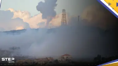 شاهد|| إسرائيل تقصف بلدة لبنانية بالقذائف الفوسفورية لهذا السبب