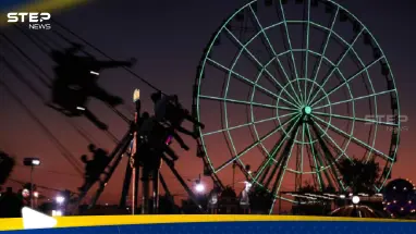 شاهد|| لحظة سقوط "لعبة الدوامة" بمدينة ملاه جنوب بغداد وإصابة 18 شخصاً