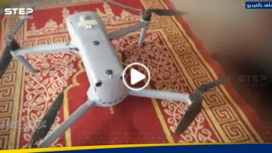 شاهد|| سرايا القدس تسيطر على مسيّرة استخباراتية" إسرائيلية في غزة