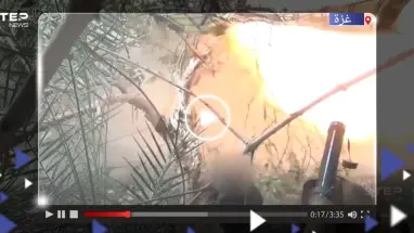 بالفيديو|| كتائب القسام تدك تحشدات الجيش الإسرائيلي في محاور التوغل بمفارز الهاون